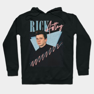 Rick Astley 80s Aesthetic Fan Design Hoodie